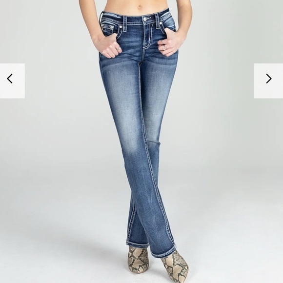 Miss Me Jeans Medium Wash Boot Cut Sz 25” - Picture 8 of 8